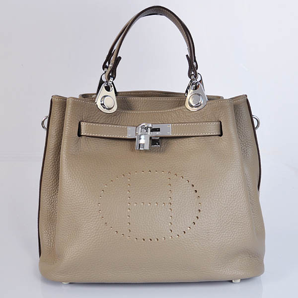 8388DGS Hermes mini cosﾨﾬ borsa Kelly in grigio scuro con Silver hardwa